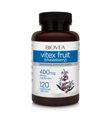 VITEX FRUIT (Chasteberry) 400mg 120 veģetārās kapsulas